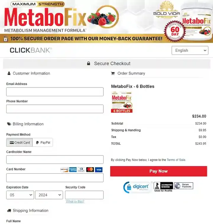 Metabofix discount